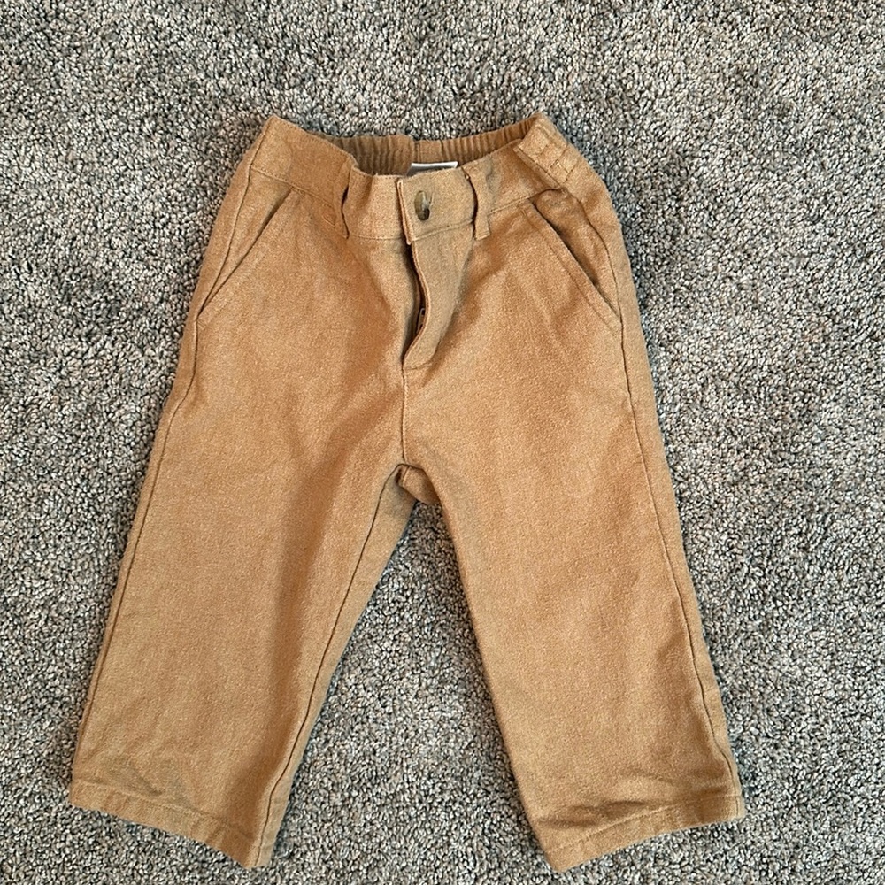 Janie and Jack Tan Kids Formal Pants